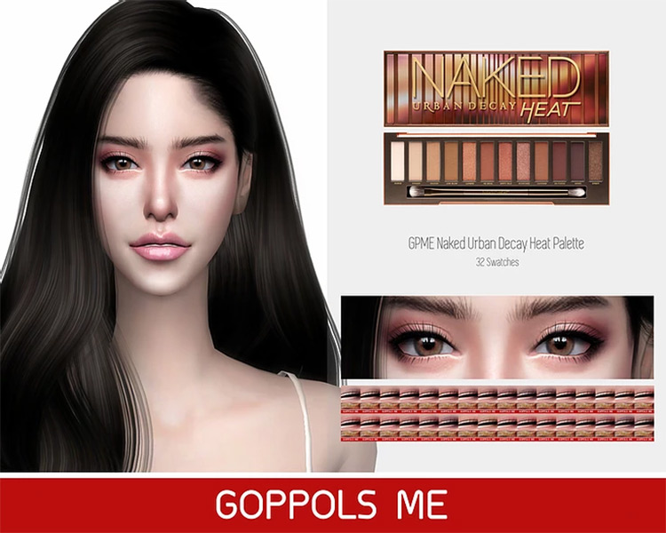 Naked Urban Decay Heat Palette Sims 4 Cc