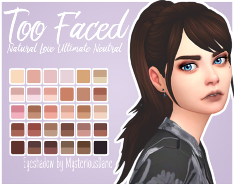 Too Faced Natural Love Ultimate Neutral Eyeshadow Palette Ts4 Cc