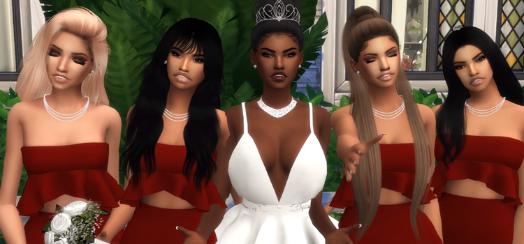 00 Featured Wedding Girls Hairdos Dresses Screenshot