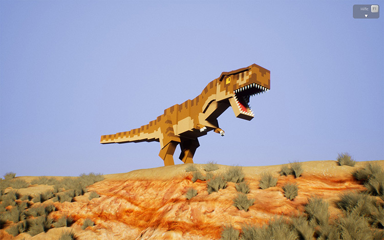 Tyrannosaurus Rex Brick Rigs Mod
