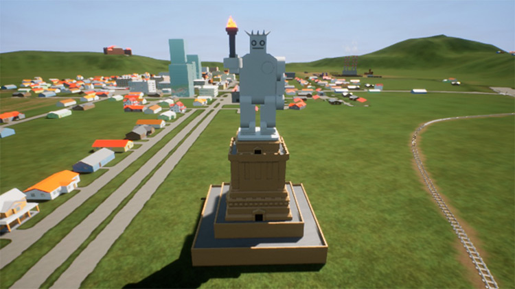 The Statue Of Boberty Brick Rigs Mod