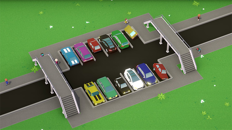 Cars Pack Parkitect Mod Screenshot