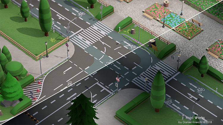Roadworks Mod For Parkitect